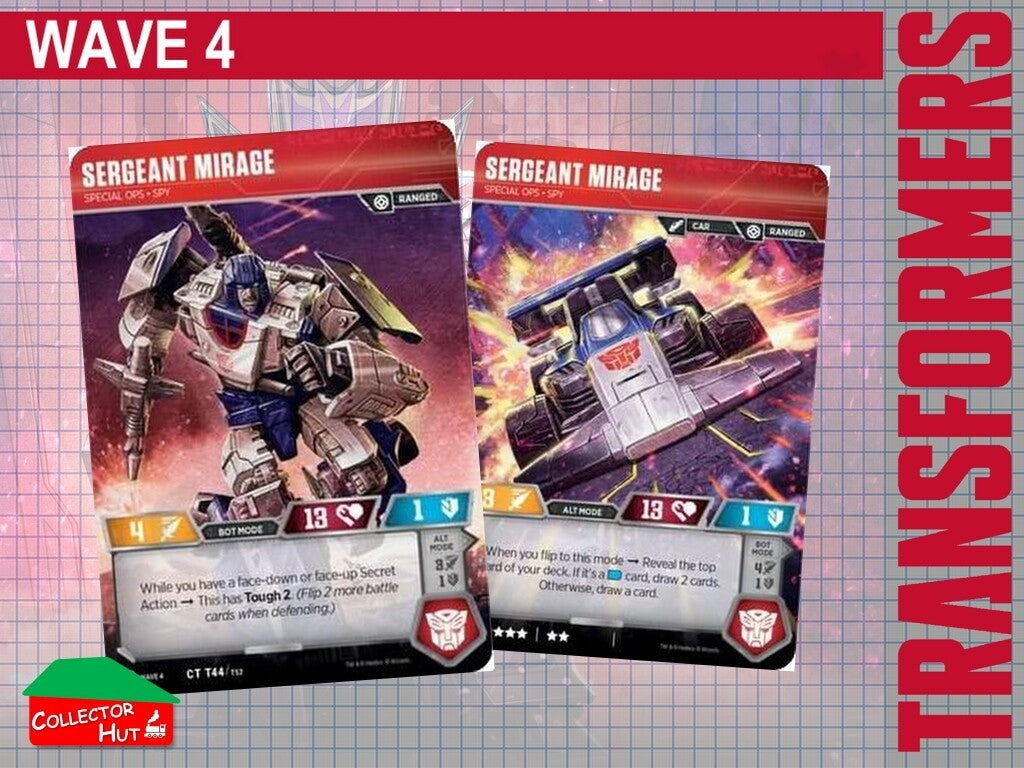 Transformers TCG CHARACTER Trading Cards All Waves