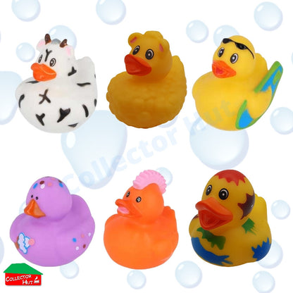 Novelty Rubber Ducks 5cm Assorted Characters Designs Henbrandt