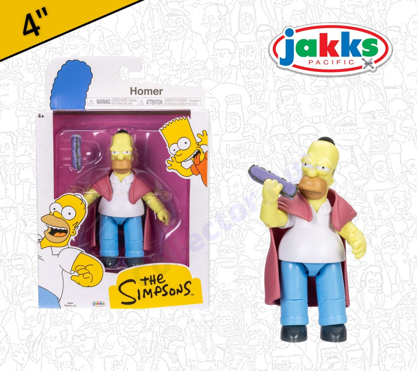 The Simpsons 5" Inch Figures Collection Jakks Pacific