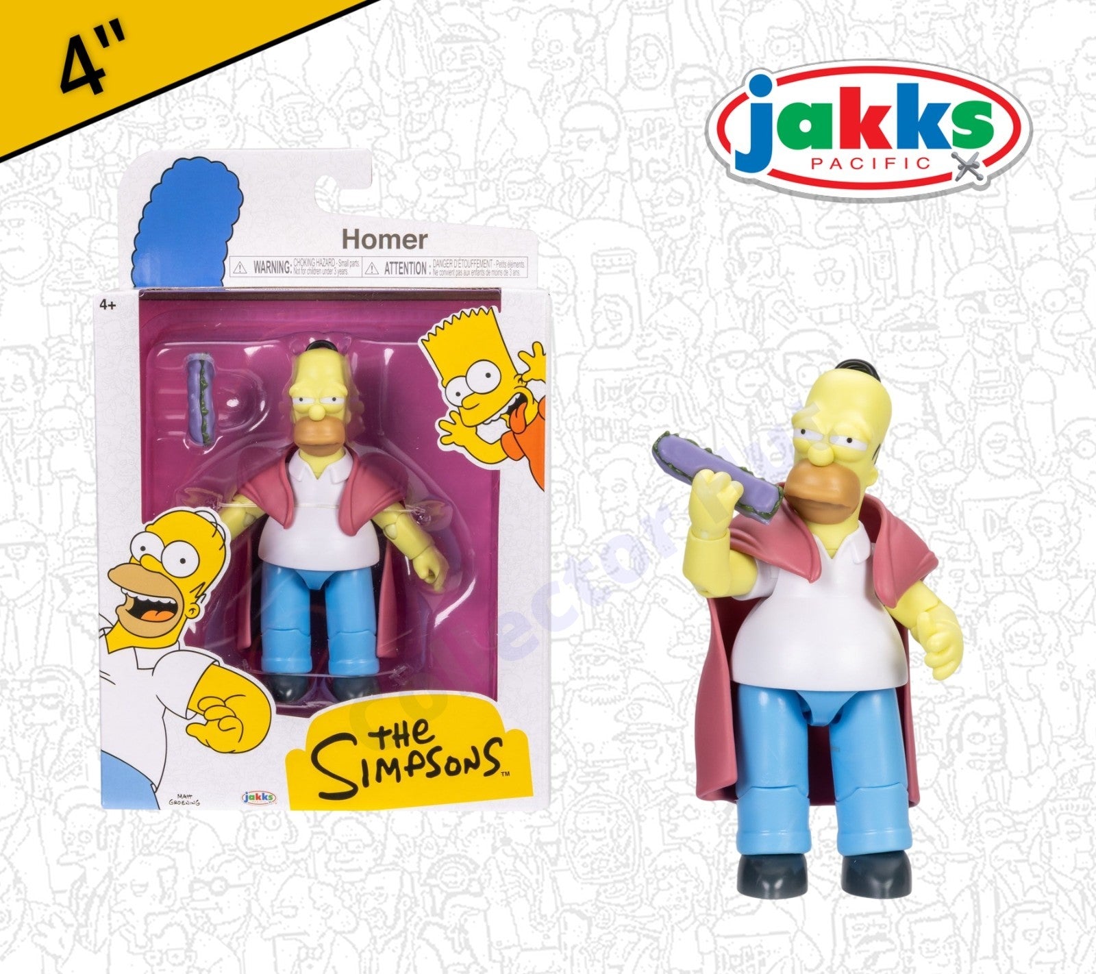 The Simpsons 5" Inch Figures Collection Jakks Pacific