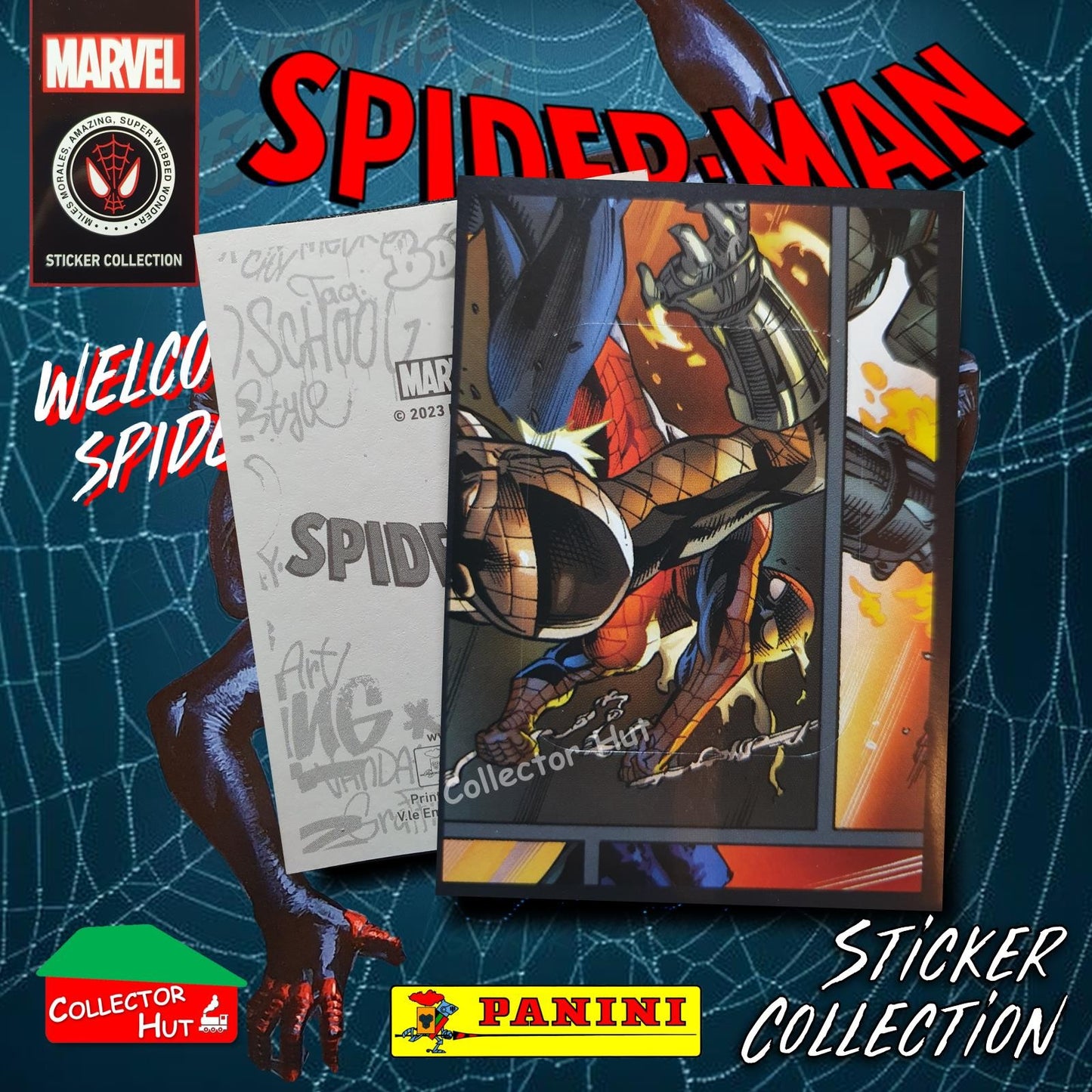 Panini Spider-Man Spider-Verse 2023 Collection Sticker Singles #1-163 & F1-30