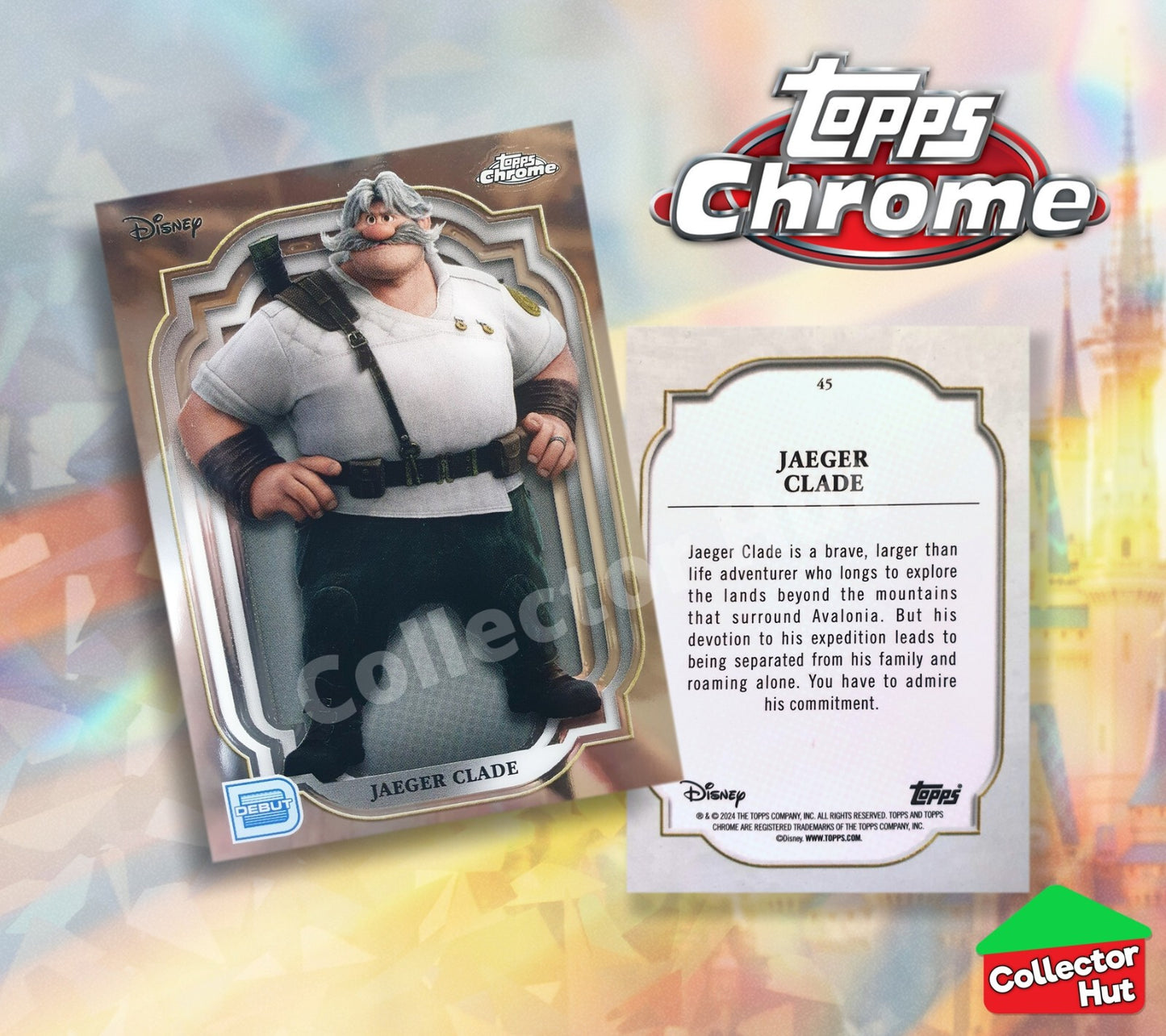 Disney Topps Chrome 2024 Base Cards 1-200 Pick Singles to Complete Your Set