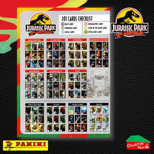 Jurassic World 30th Anniversary Collection Limited & Extra RARE Cards #196-201