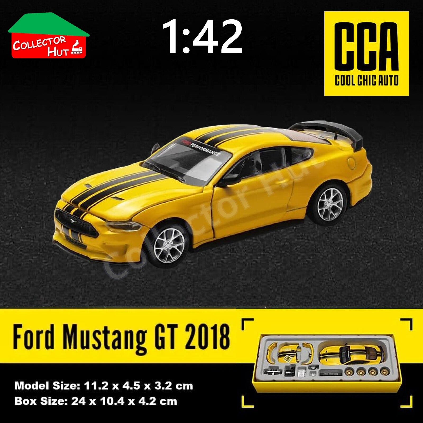 Ford Mustang GT 2018 1:42 Scale Official Customisable Die Cast Model Kit CCA