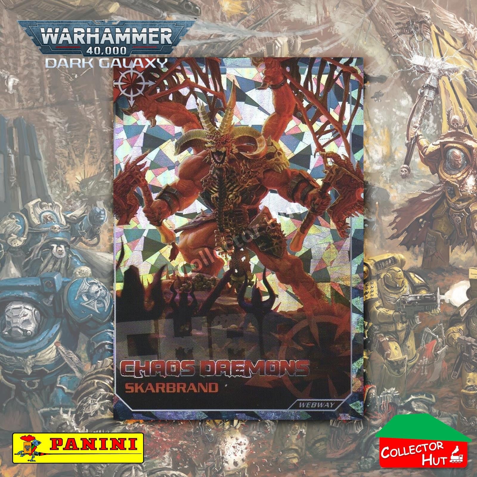 PANINI Warhammer 40,000 Dark Galaxy Webway Inferno Adamantium Limited FOIL Cards