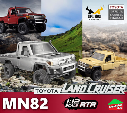 MN82 RC Pickup Truck Classic Toyota LC79 Rock Crawler 4WD 1:12 Scale Upgradable