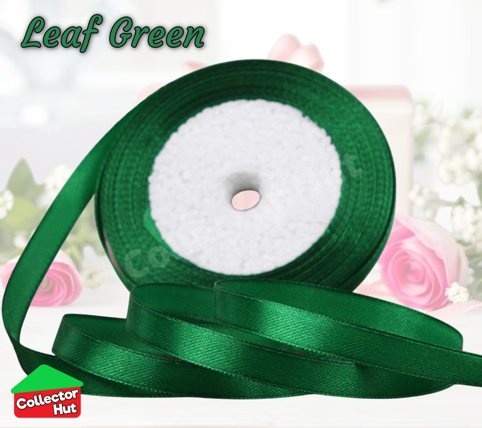 Satin Ribbon Roll Double Sided 23m Various Colours Sizes 10mm 15mm Widths