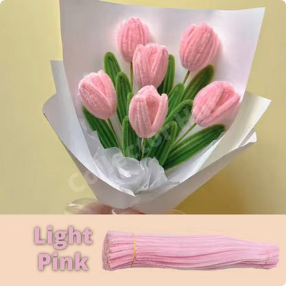 Chenille Craft Stems Pipe Cleaners 20pcs 30cm x 6mm Long Flexible Craft Supplies