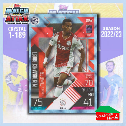 Topps Match Attax Extra 2022/23 Parallel CRYSTAL & EMERALD Cards YOU CHOOSE