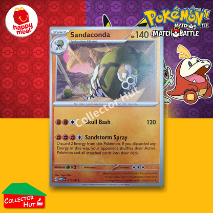 McDonald's Happy Meal 2023 Pokémon Match Battle SINGLE Trading Cards You Choose