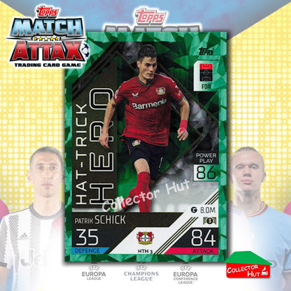 Topps Match Attax Extra 2022/23 Parallel CRYSTAL & EMERALD Cards YOU CHOOSE