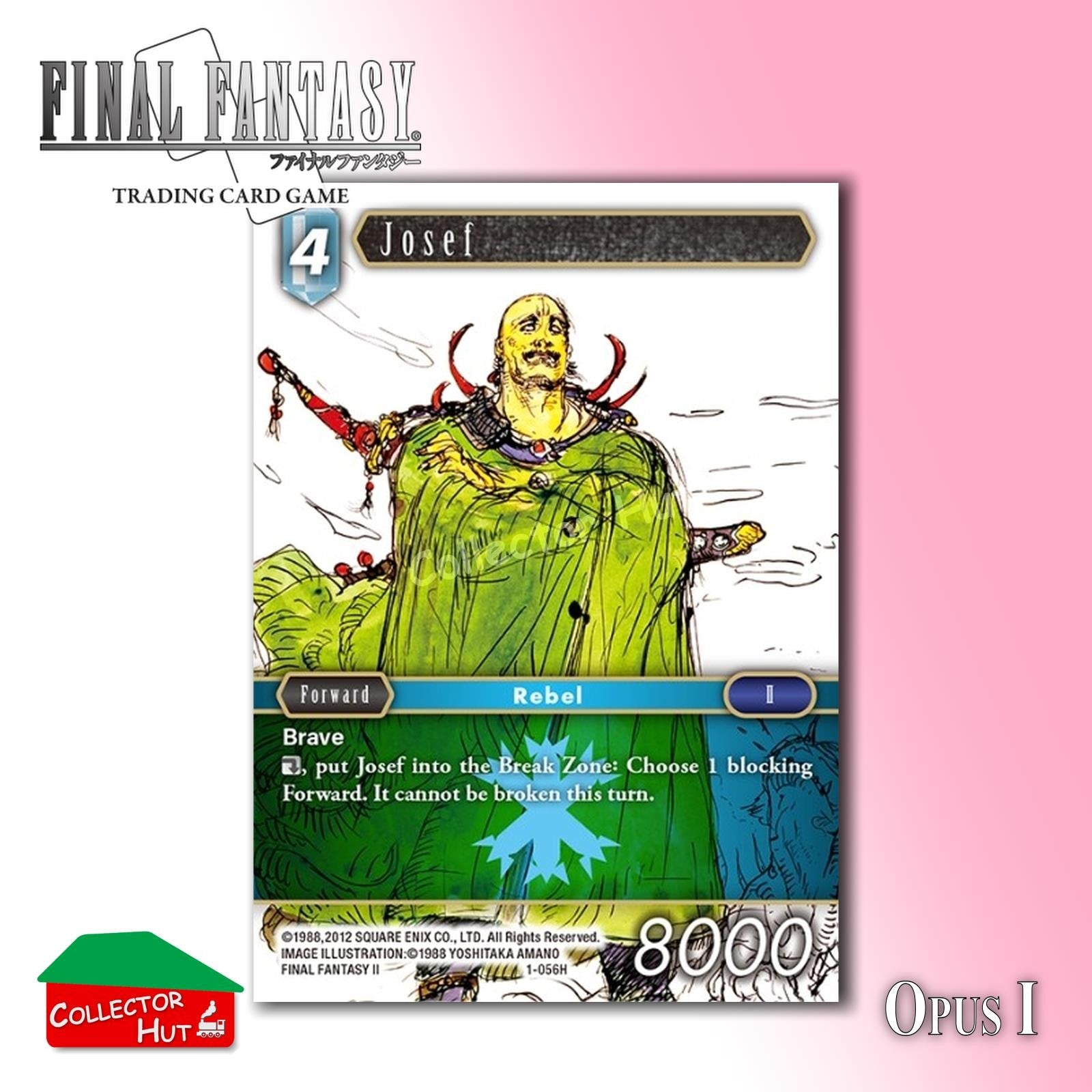 Final Fantasy Trading Card Game OPUS I Singles You Choose