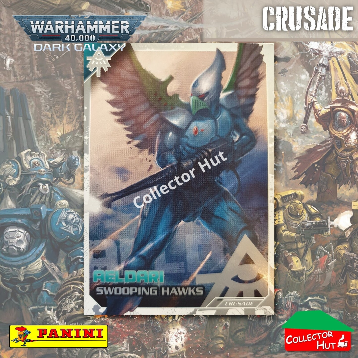 PANINI Warhammer 40,000 Dark Galaxy Parallel Trading Card Crusade Vanguard Purge