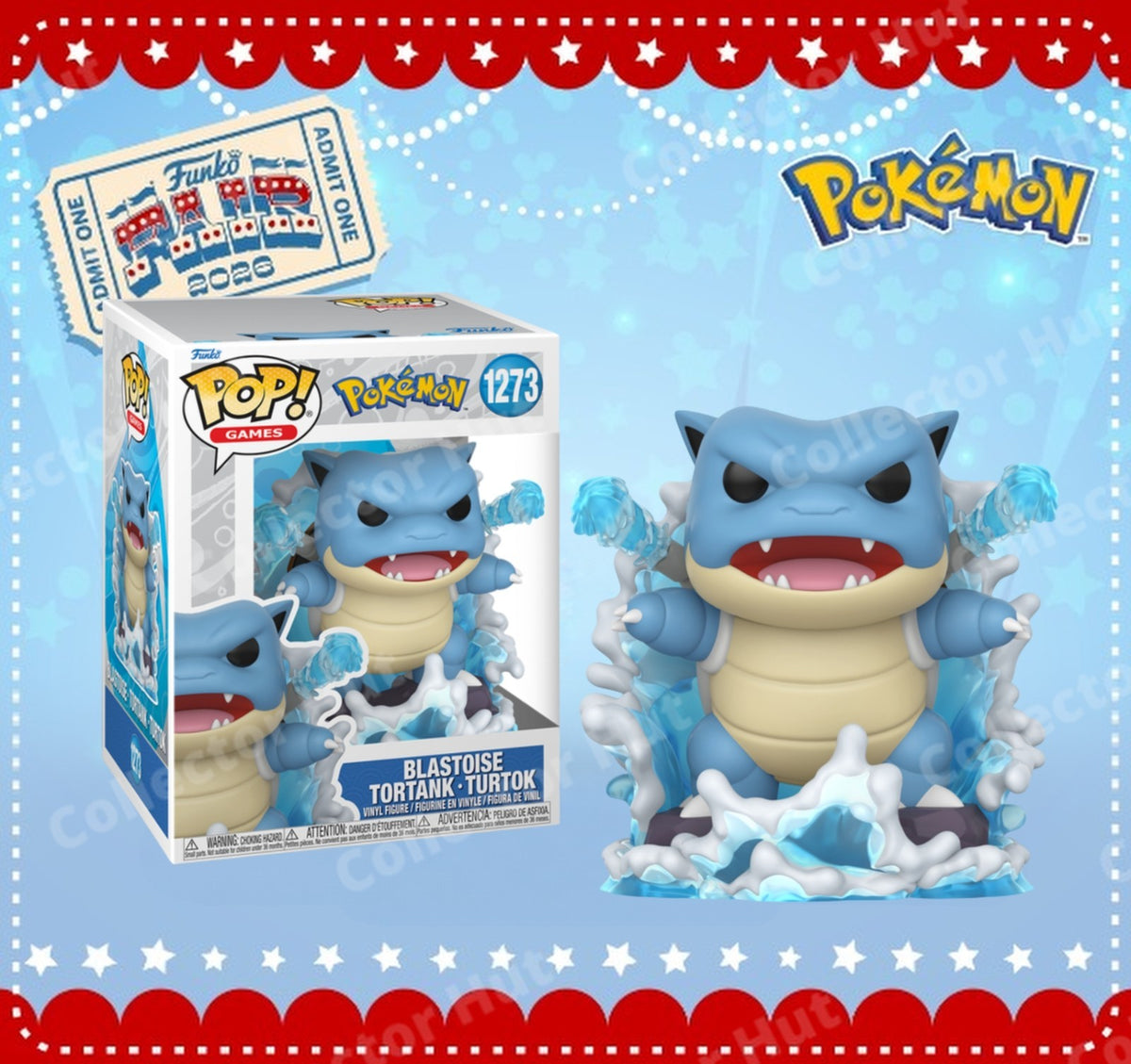 Pop! Premium Pokémon Series Pikachu Blastoise Venusaur Charizard