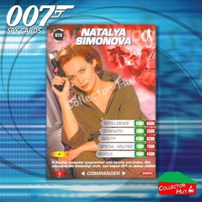 James Bond 007 Commander Spy Cards BASE COMMON YOU CHOOSE