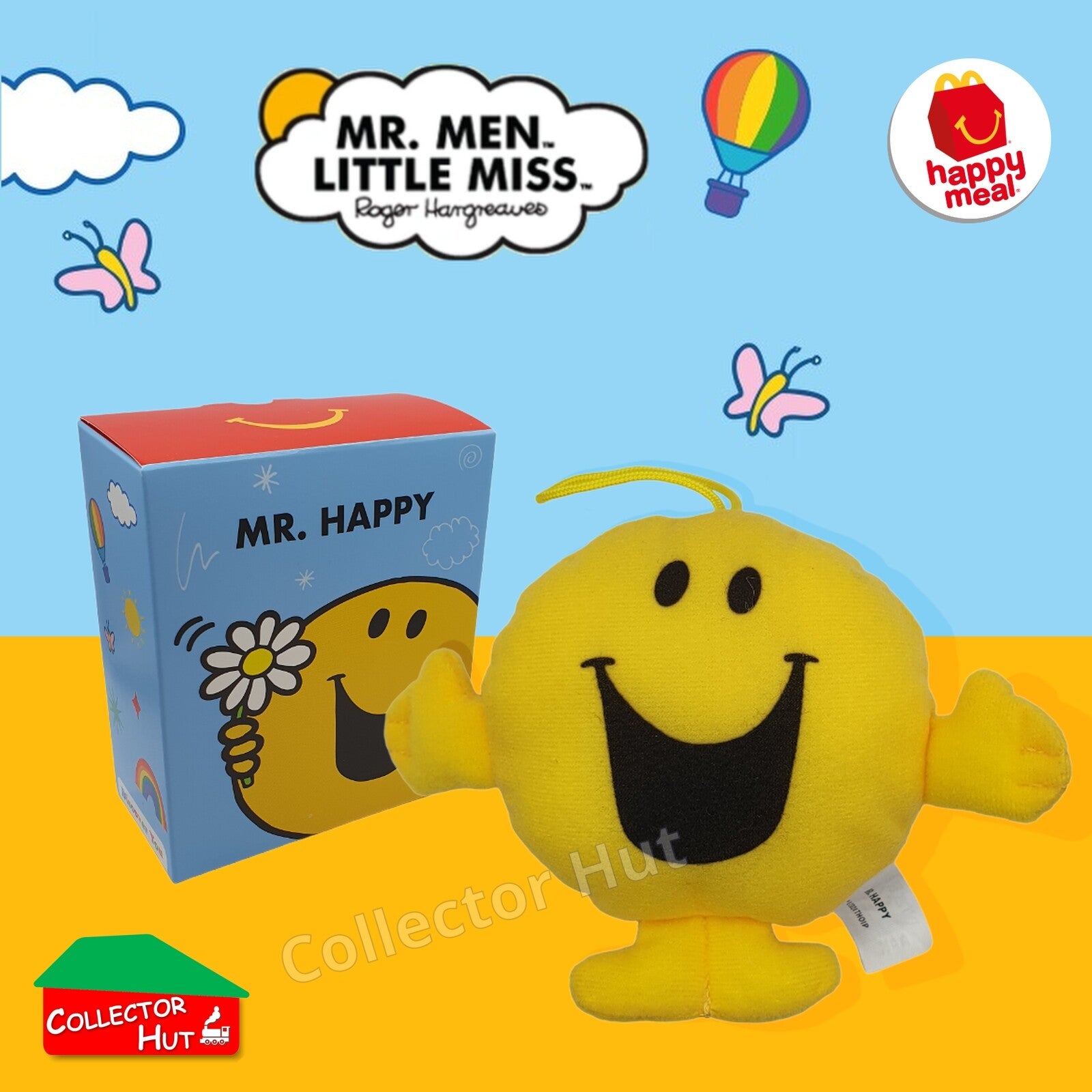 McDonalds Happy Meal Mr Men Little Miss 2024 & 2021 50th Anniversary Plush Toys