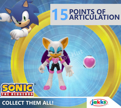 Sonic 4" Posable Figures with Accessories JAKKS Sonic the Hedgehog
