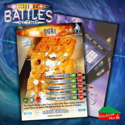 DOCTOR WHO Battles in Time #601-825 ULTIMATE MONSTERS RARE & COMMON Cards