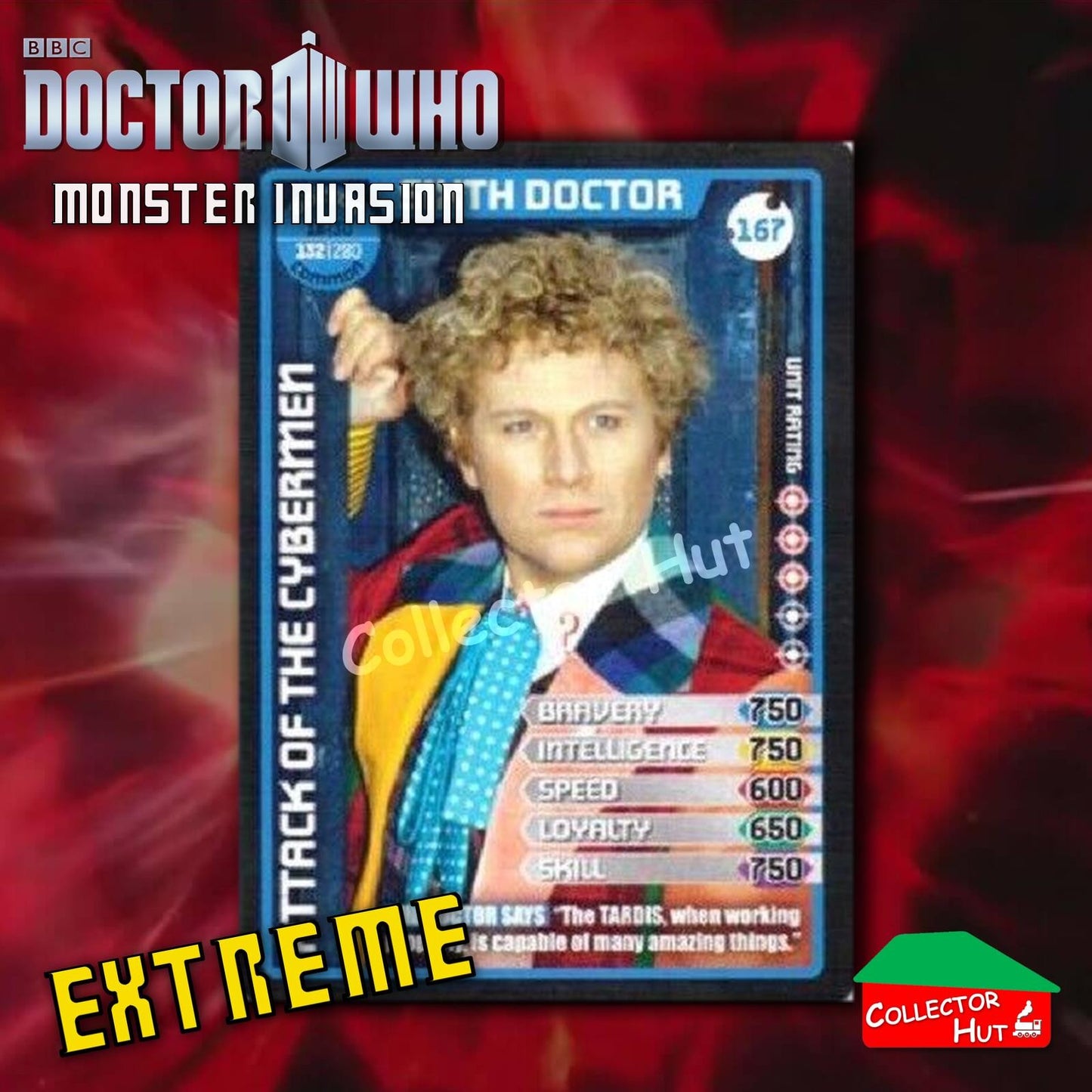 DOCTOR WHO Monster Invasion EXTREME Cards 166-344 New Fresh & Sleeved YOU CHOOSE