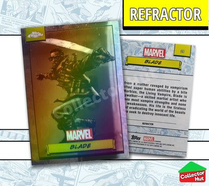 Marvel Topps Chrome 2024 REFRACTOR Card Collection YOU CHOOSE
