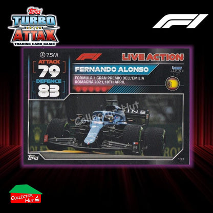Topps Turbo Attax Formula 1 F1 2022 #136-279 Base Cards YOU CHOOSE