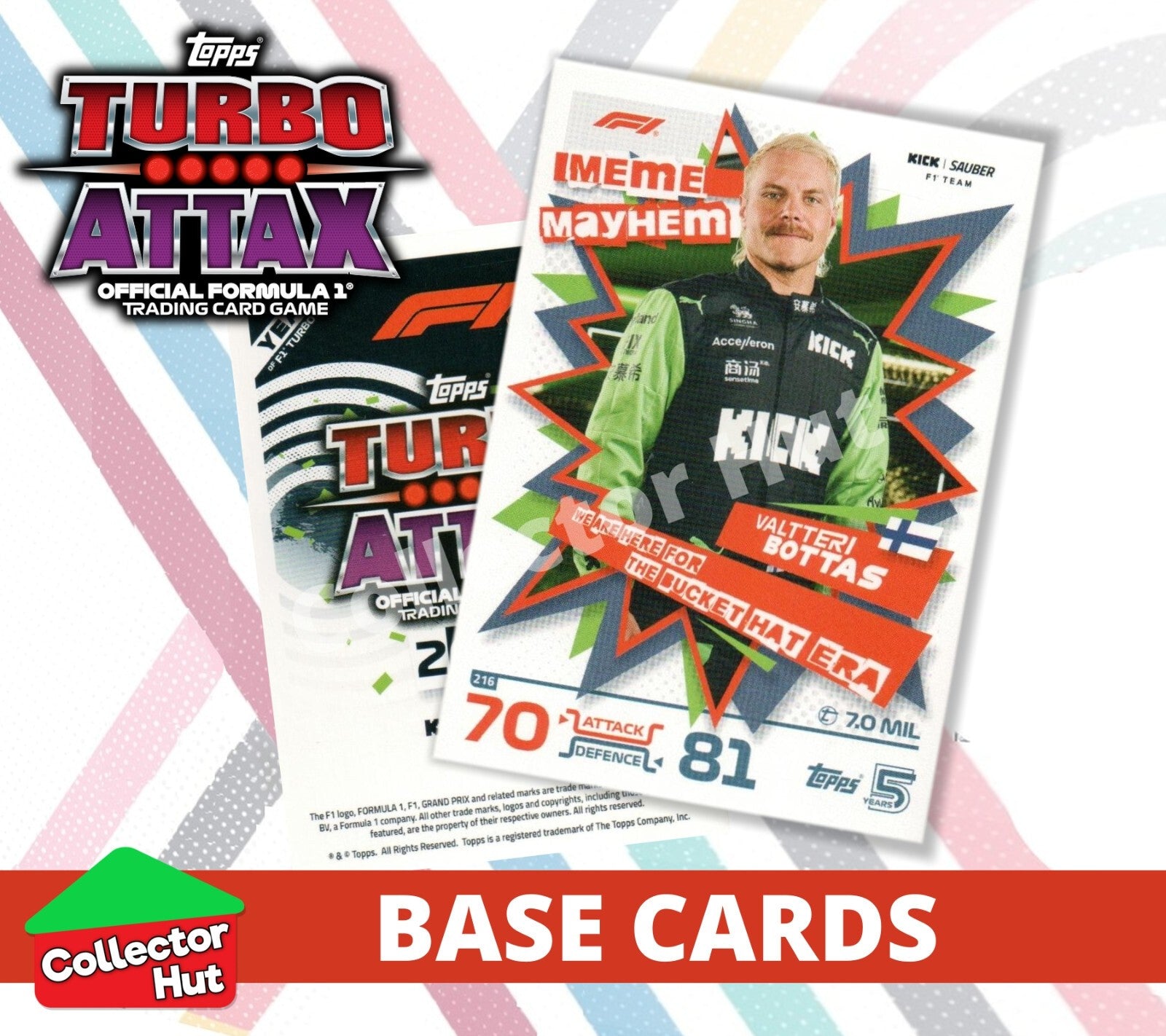 Topps Turbo Attax Formula 1 F1 2024 #167-312 Base Cards YOU CHOOSE