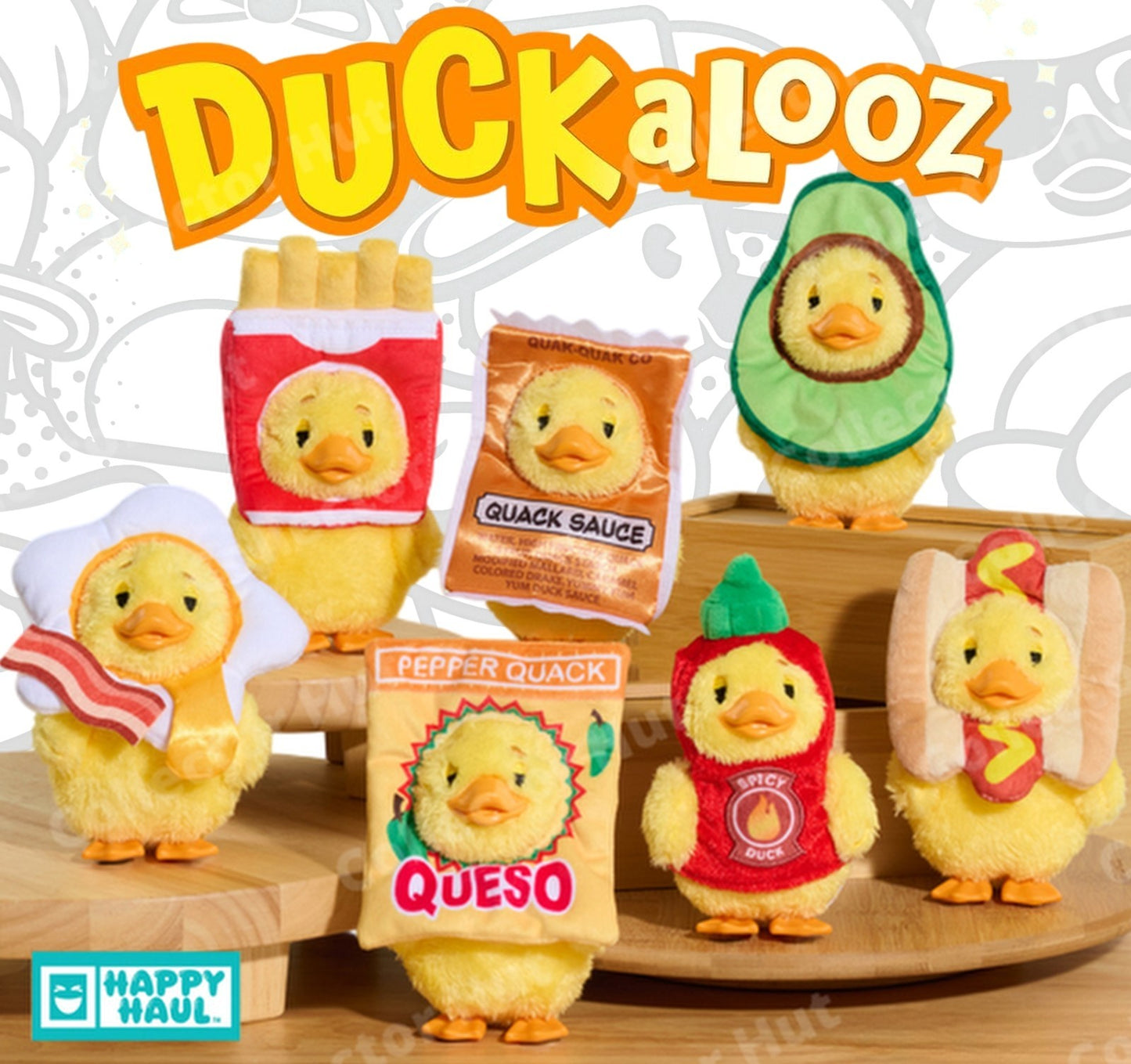 Duckalooz Snack Quacks Clip-On Blind-Box Plush IDENTIFIED
