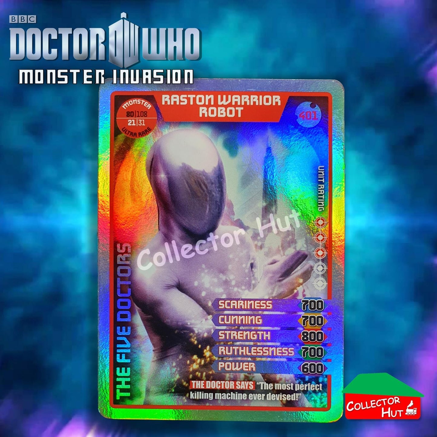 DOCTOR WHO Monster Invasion Trading Cards ULTIMATE 346-476 New Fresh & Sleeved