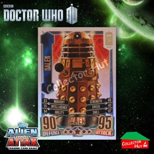 Topps Dr Who Alien Attax 50th Anniversary Edition RARE Limited & Companion Cards