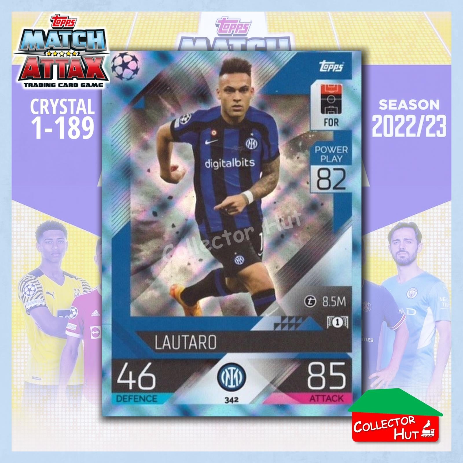 Topps Match Attax Europa Champions League 2022/23 Crystal Parallel Cards 190-387