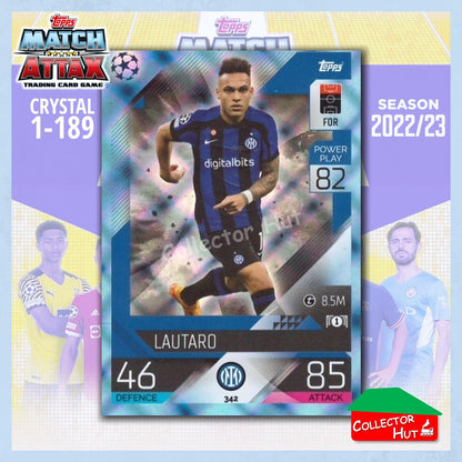 Topps Match Attax Europa Champions League 2022/23 Crystal Parallel Cards 190-387