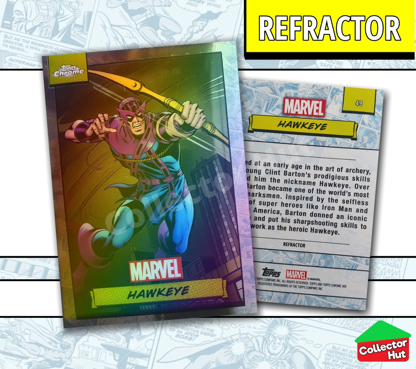 Marvel Topps Chrome 2024 REFRACTOR Card Collection YOU CHOOSE