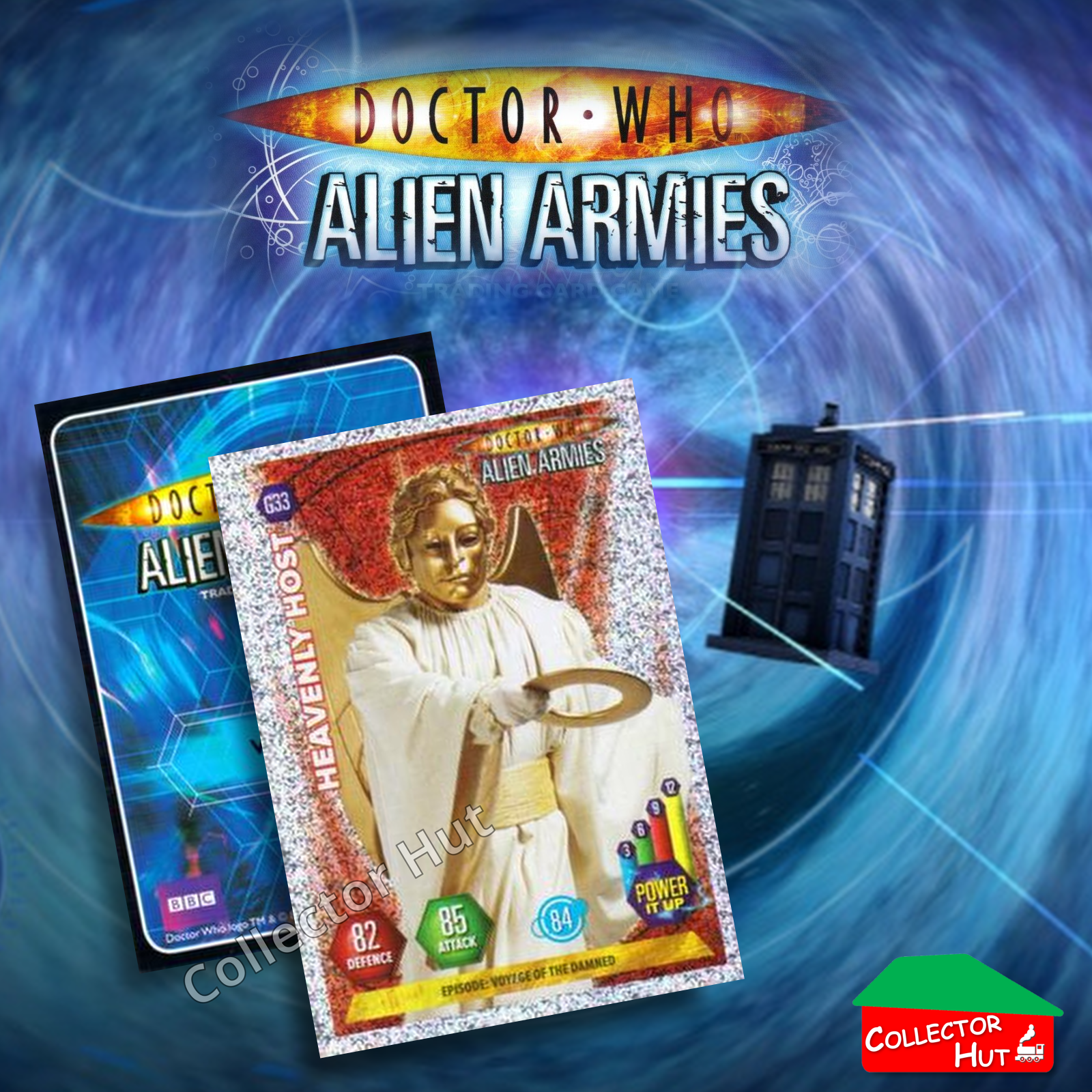 DOCTOR WHO Alien Armies Trading Cards Glitter Super Emboss Foil Cards
