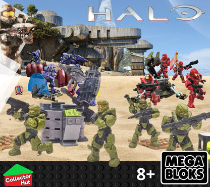 Halo Mega Bloks UNSC Covenant Playsets New & Sealed Serial Stamped