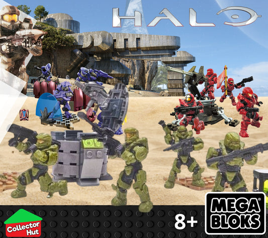 Halo Mega Bloks UNSC Covenant Playsets New & Sealed Serial Stamped