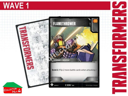 Transformers TCG Wave 1 BATTLE Cards Common/Uncommon
