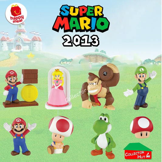 McDonald's Happy Meal Super Mario 2013 Plastic Toys Figurines New & Sealed
