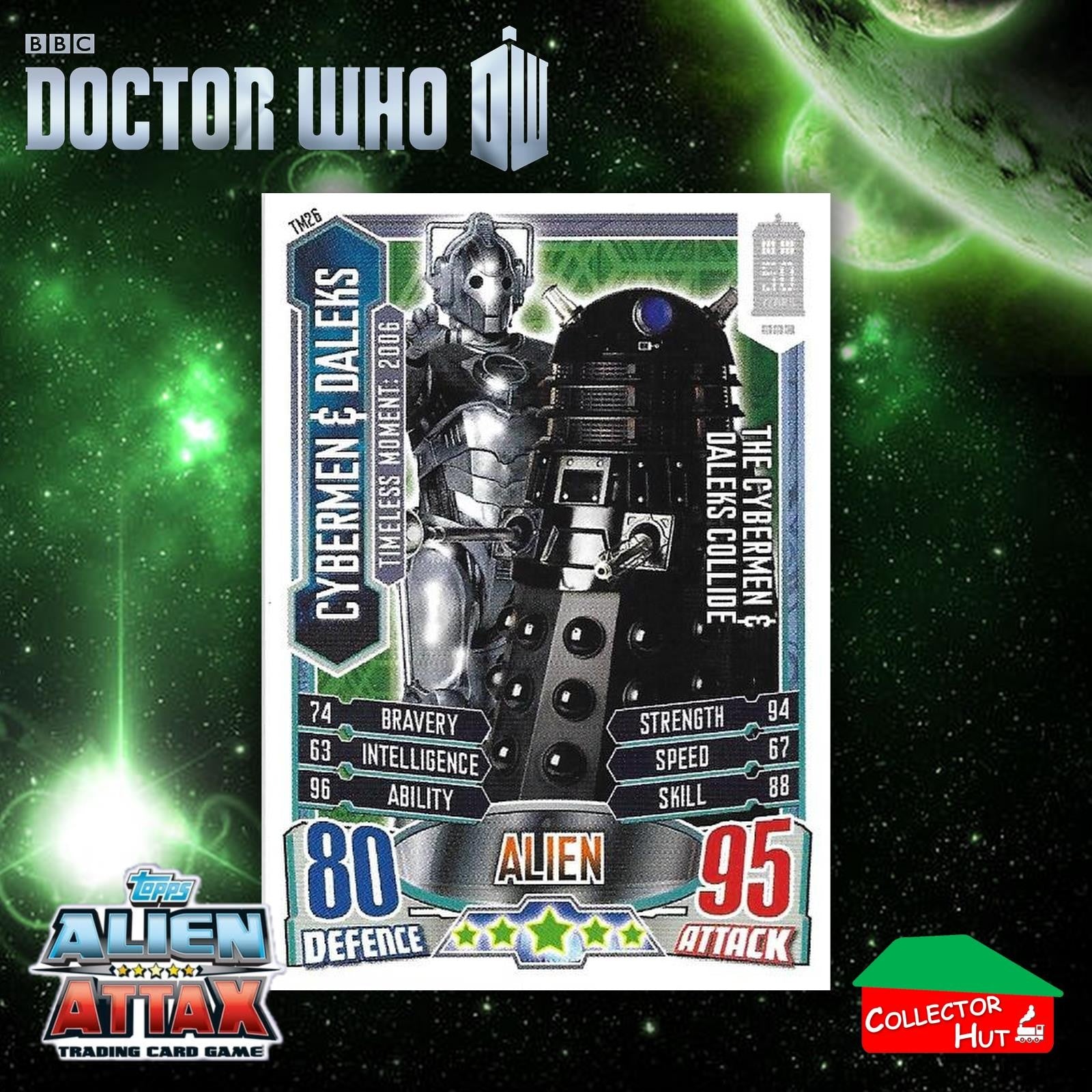 Topps Doctor Who Alien Attax 50th Anniversary Edition Companion Timeless Cards