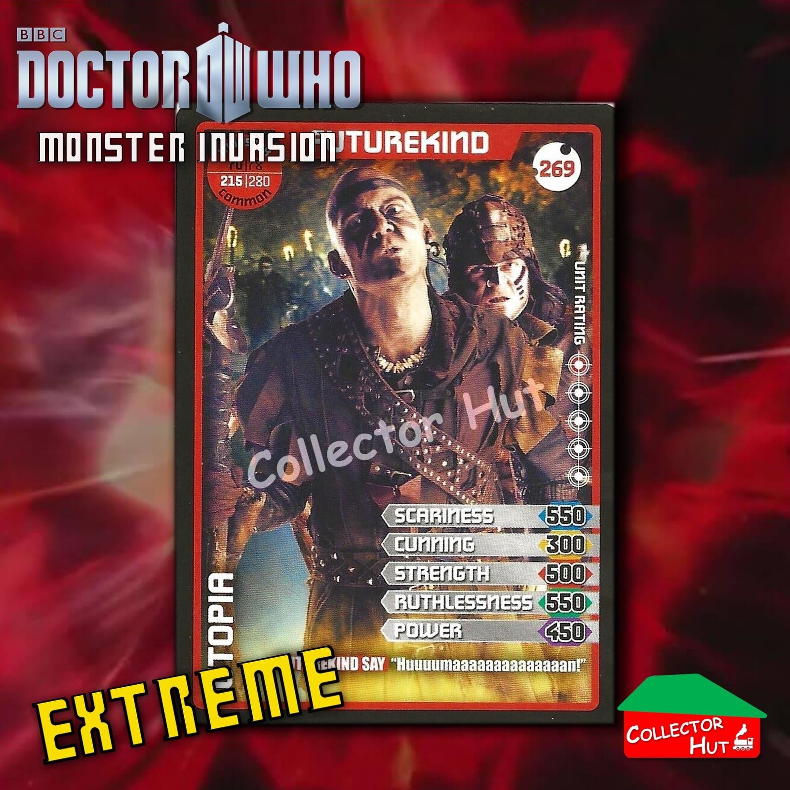 DOCTOR WHO Monster Invasion EXTREME Cards 166-344 New Fresh & Sleeved YOU CHOOSE