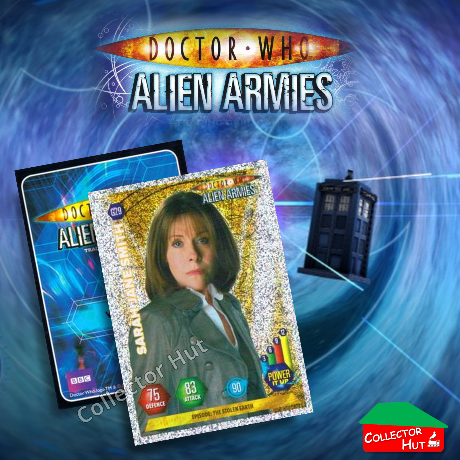 DOCTOR WHO Alien Armies Trading Cards Glitter Super Emboss Foil Cards