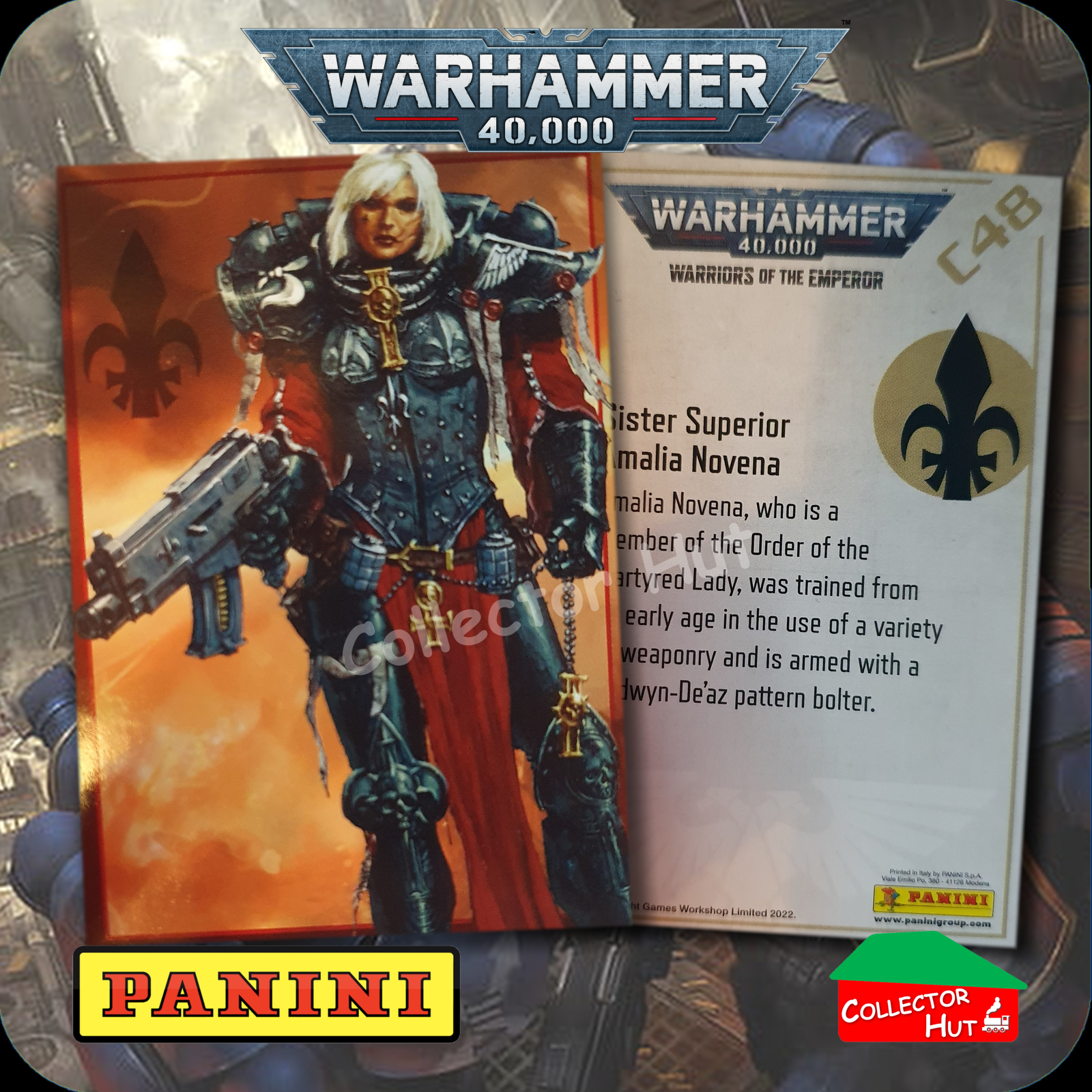 PANINI Warhammer 40,000 40k Warriors of the Emperor Trading Cards You Choose