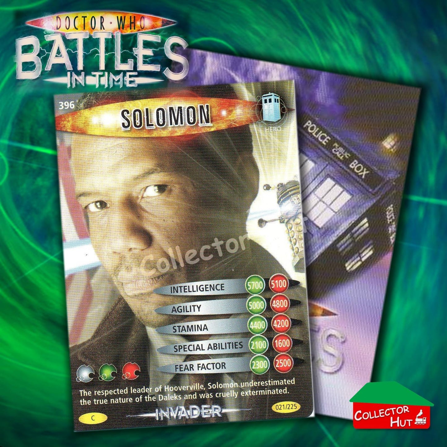 DOCTOR WHO Battles in Time #376-600 INVADER RARE & COMMON CARDS YOU CHOOSE