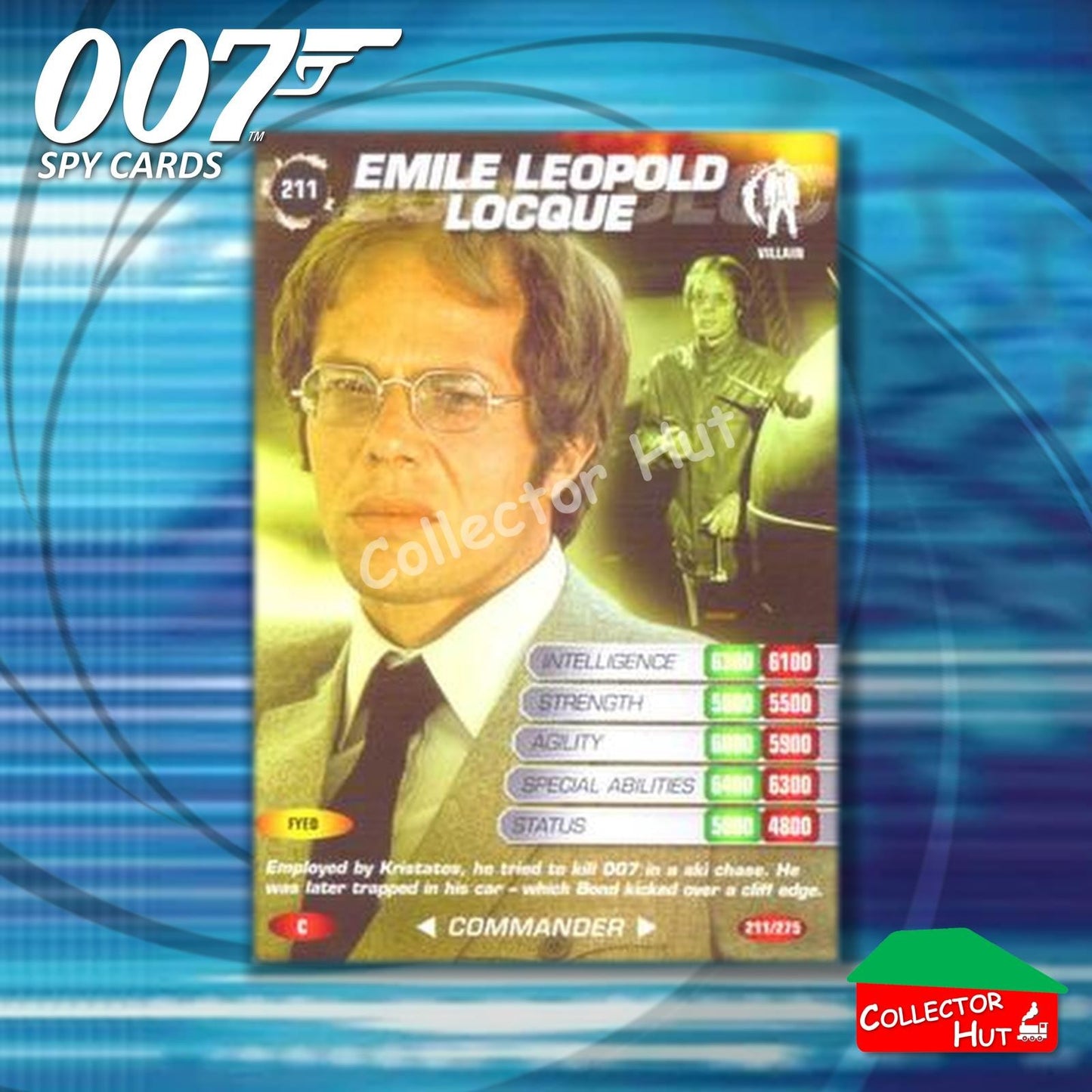 James Bond 007 Commander Spy Cards BASE COMMON YOU CHOOSE
