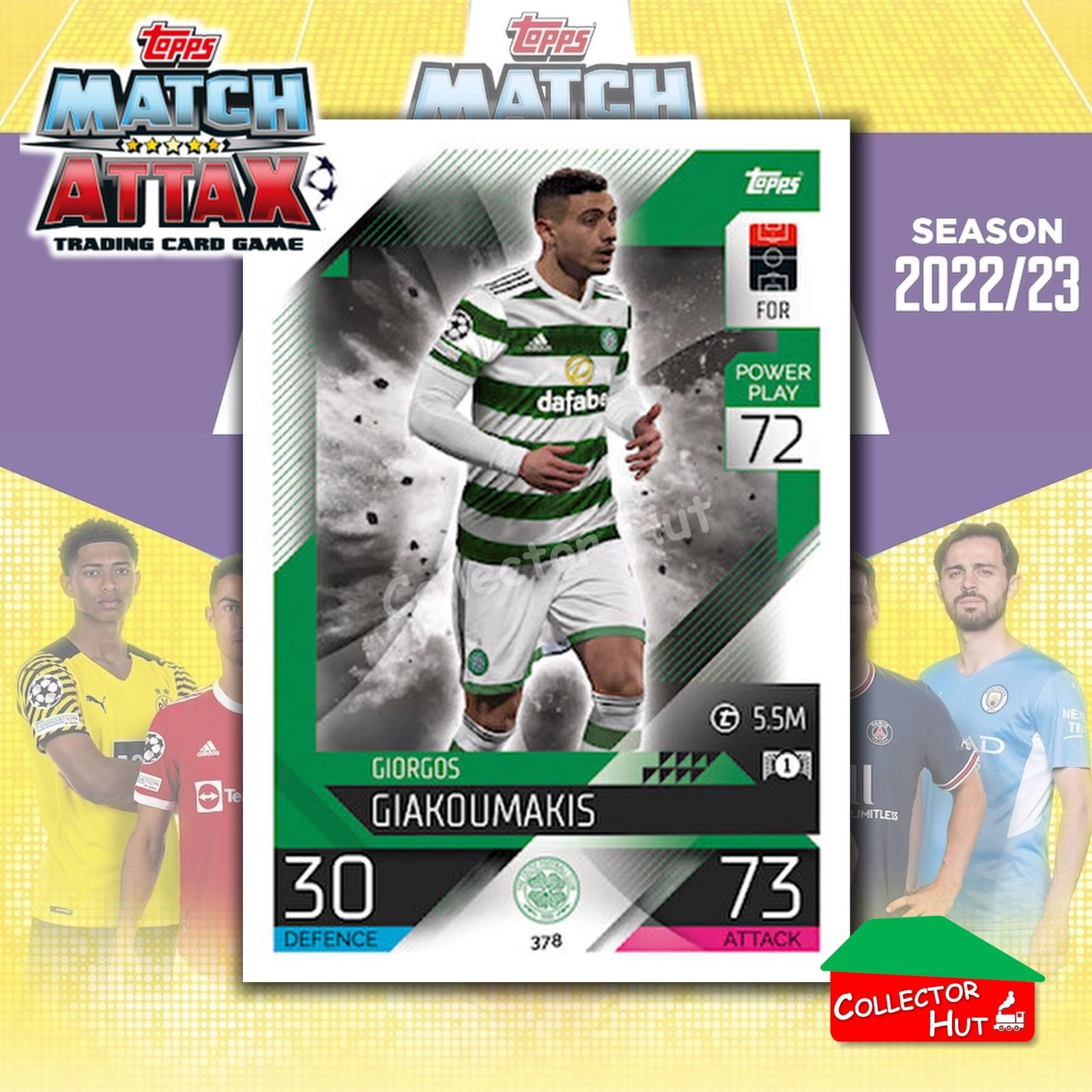 Topps Match Attax Europa Champions League 2022/23 TCG Trading Cards Base 190-387
