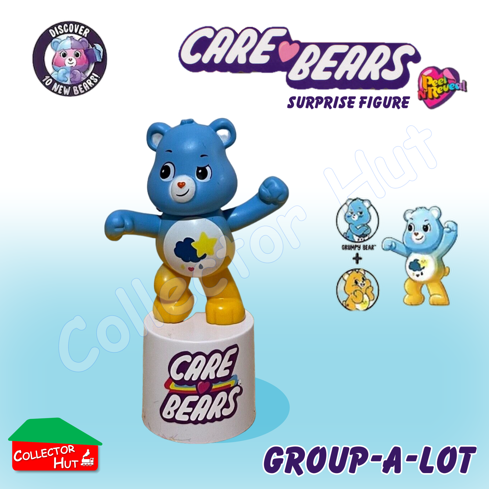 Care Bears Peel N' Reveal Surprise Figures (Identified)