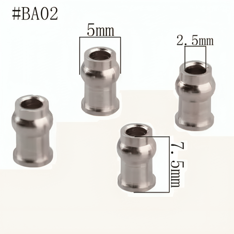 RC Model Car Suspension Bushings Metal Cap Fittings