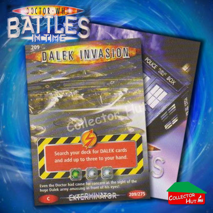DOCTOR WHO Battles in Time #140-275 EXTERMINATOR RARE & COMMON Cards YOU CHOOSE