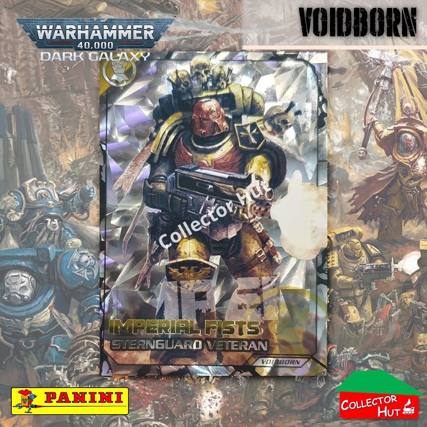 PANINI Warhammer 40,000 Dark Galaxy Parallel Trading Card Crusade Vanguard Purge
