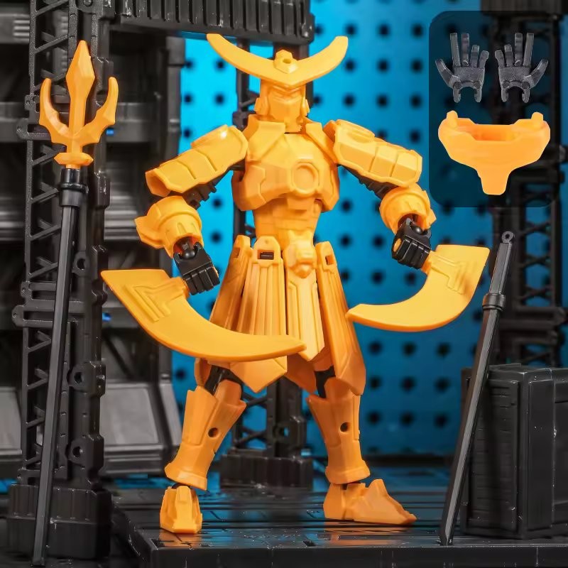 Shapeshift Robots Constructable Posable Action Figures for Art & Build Play