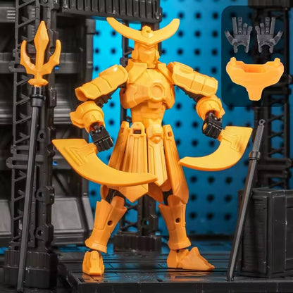 Shapeshift Robots Constructable Posable Action Figures for Art & Build Play